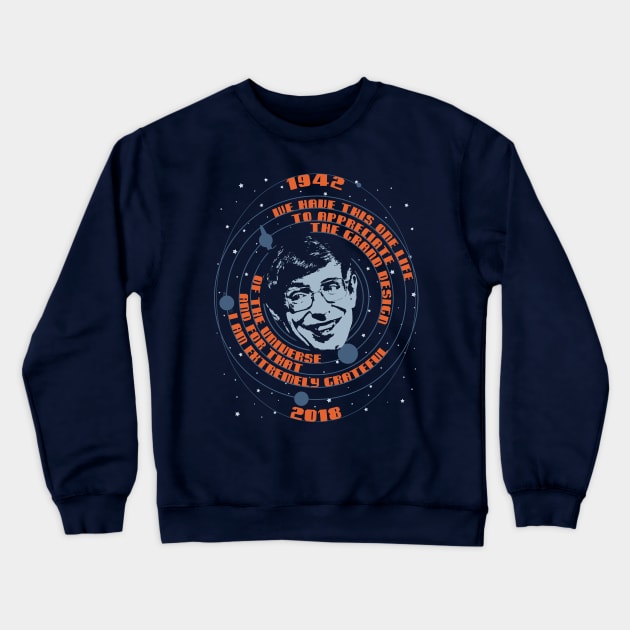 R.I.P. Stephen Hawking Crewneck Sweatshirt by Grayson888